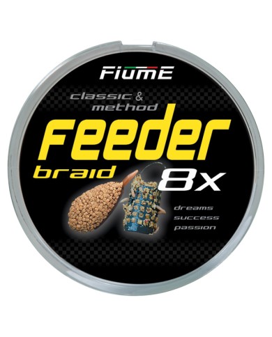 PLECIONKA FEEDER 8X, 150m, DARK BROWN, 0,10mm