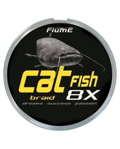 PLECIONKA CATFISH 8X  250m, FLUORESCENT YELLOW, 0,40mm