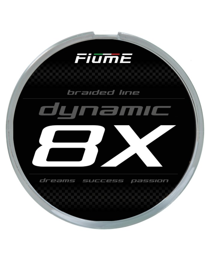 PLECIONKA DYNAMIC 8X, 10m, DARK GREY, 0,18mm