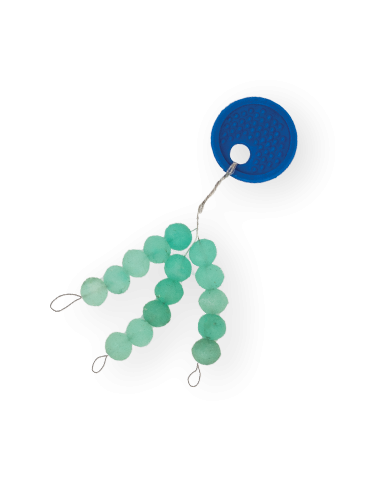 STOPER SILICON GRIPPA L ROUND 3/4/5mm NIGHT GLOW