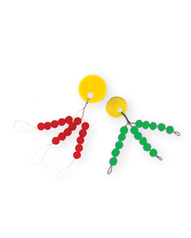 STOPER SILICON GRIPPA L ROUND 3/4/5mm ZIELONY