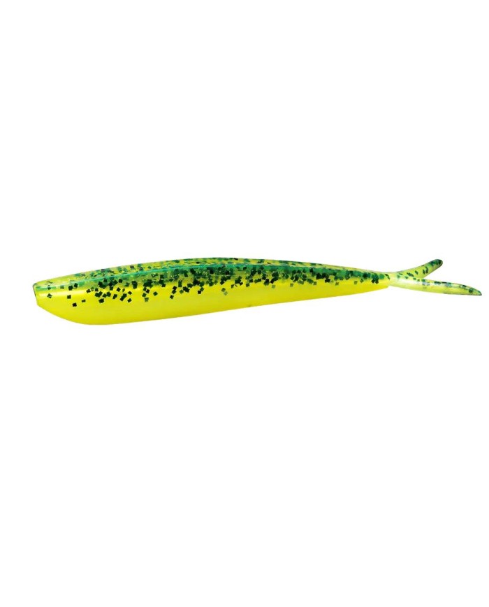 LUNKER CITY FIN-S FISH 4" 10/BG COL. 145 CHARTREUSE PEPPER