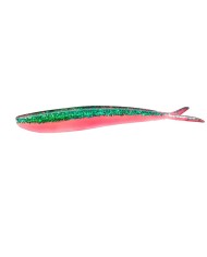 LUNKER CITY FIN-S FISH 4" 10/BG COL. 167 EMERALD BUBBLEGUM