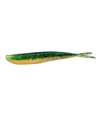 LUNKER CITY FIN-S FISH 4" 10/BG COL. 249 MEGA GLO PERCH