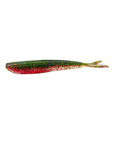 LUNKER CITY FIN-S FISH 4" 10/BG COL. 266 GREEN MOJO