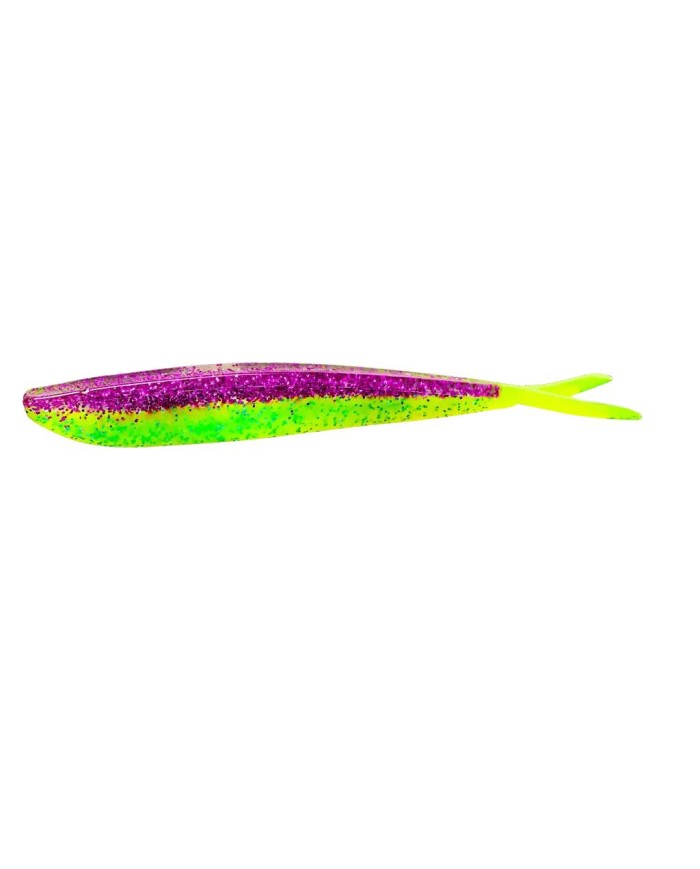 LUNKER CITY FIN-S FISH 4"  8/BG COL. 280 PIMP DADDY CHARTREUSE