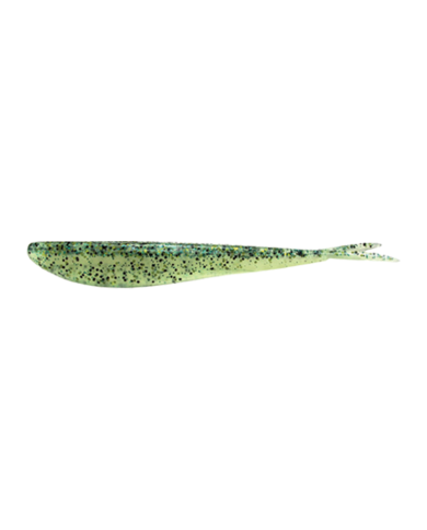LUNKER CITY FIN-S FISH 4" 10/BG COL.   7 MELON PEPPER SHNR