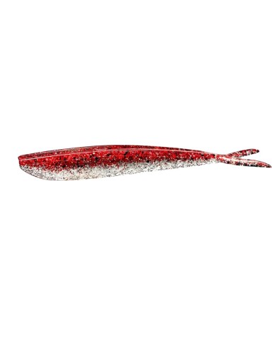 LUNKER CITY FIN-S FISH 4" 10/BG COL.  31 RED ICE
