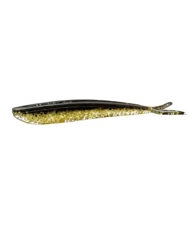 LUNKER CITY FIN-S FISH 4" 10/BG COL.  32 GOLD PEPPER SHINE