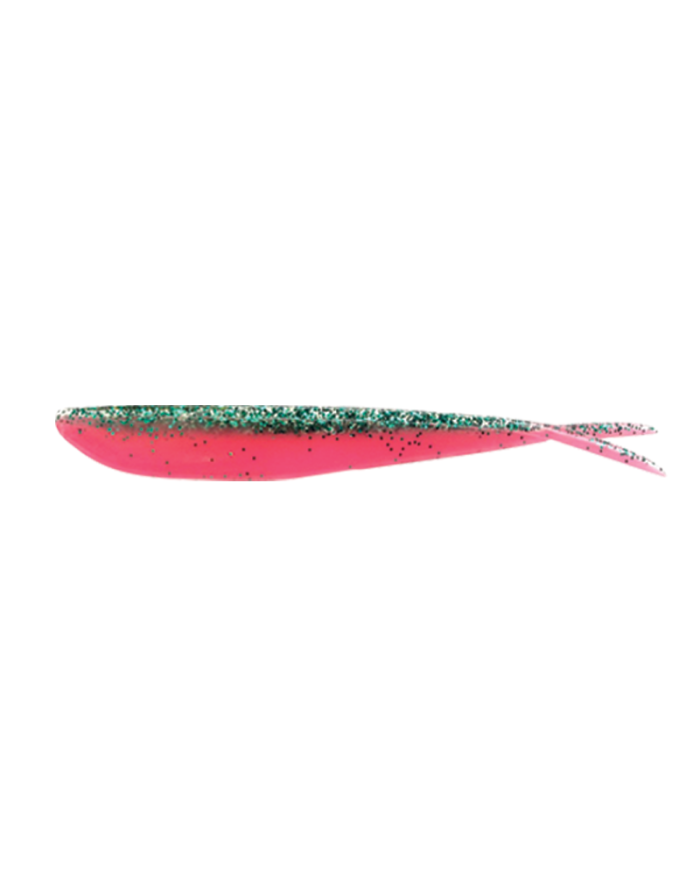 LUNKER CITY FIN-S FISH 5" 10/BG  COL. 167 EMERALD BUBBLEGU