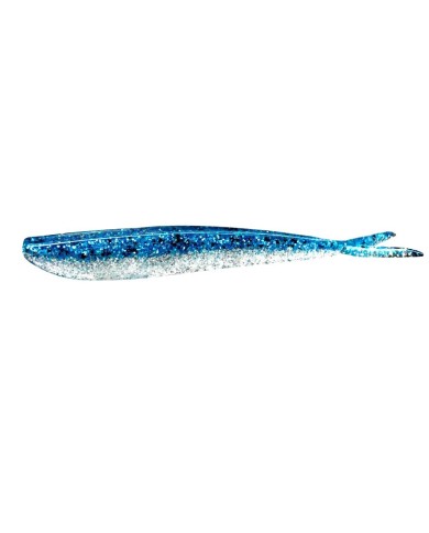 LUNKER CITY FIN-S FISH 5"  8/BG  COL.  25 BLUE ICE