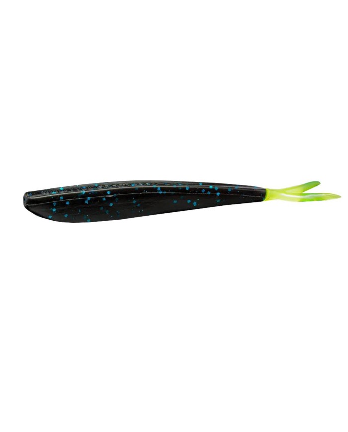 LUNKER CITY FIN-S FISH 4"  8/BG COL. 184 BLACK/BLUE