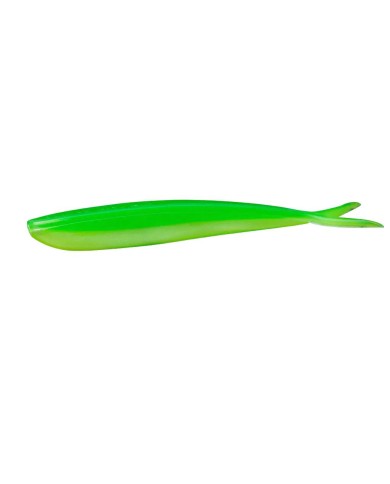 LUNKER CITY FIN-S FISH 5"  8/BG  COL. 174 LIMETREUSE