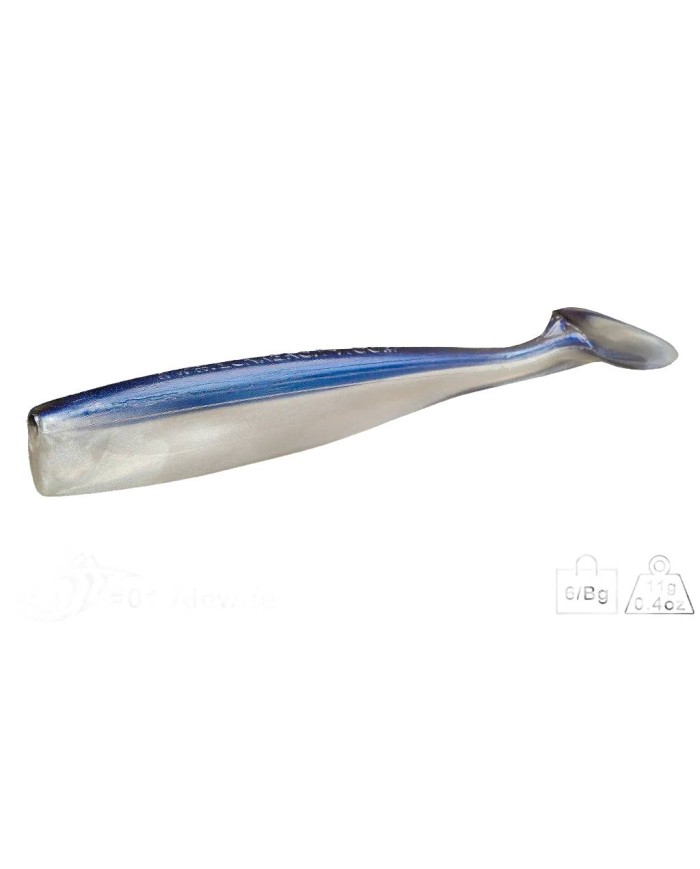 LUNKER CITY SHAKER 8"  3/BG COL.  1 ALEWIFE