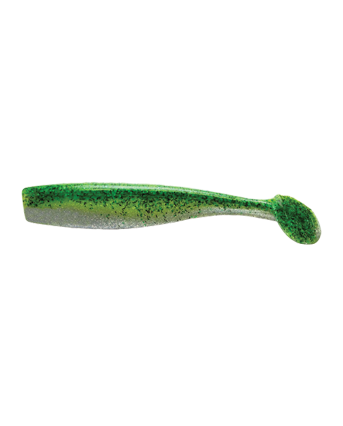 LUNKER CITY SHAKER 8"  3/BG COL. 79 GREEN SHAD FLASH