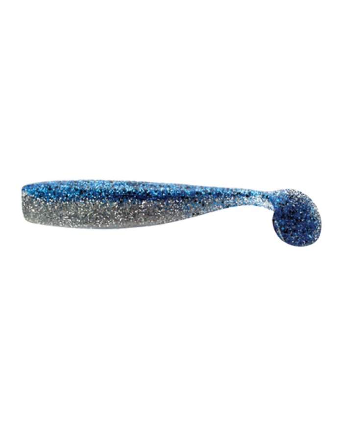 LUNKER CITY SHAKER 4.5"  8/BG COL.  25 BLUE ICE