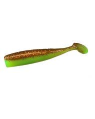 LUNKER CITY SHAKER 4.5"  8/BG COL. 171 KIWI SHAD
