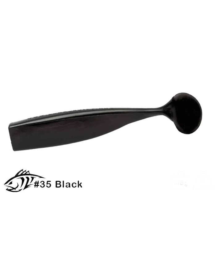 LUNKER CITY SHAKER 6"  5/BG COL. 35 BLACK