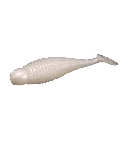 LUNKER CITY GRUBSTER 2.75" 10/BG COL. 36 ALBINO SHAD