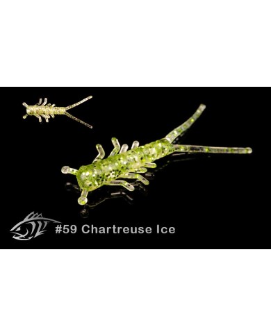 LUNKER CITY HELLGIE 1,5" 15/BG COL. 59 CHARTREUSE ICE