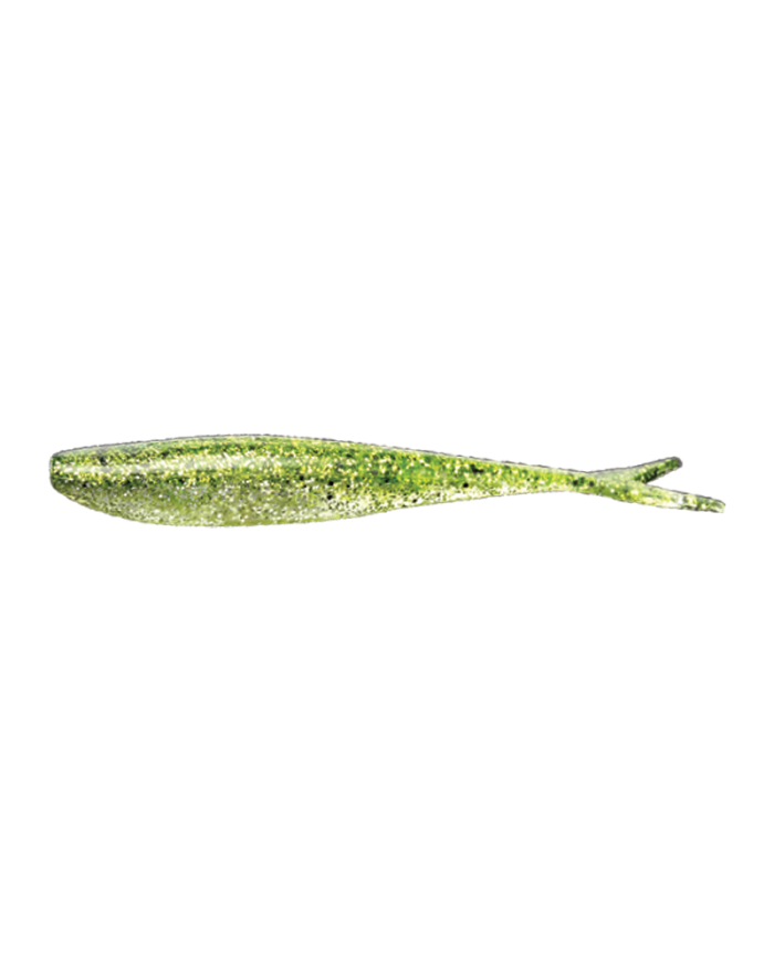 LUNKER CITY FREAKY FISH 4,5" 8/BG  COL.  59 CHARTREUSE ICE